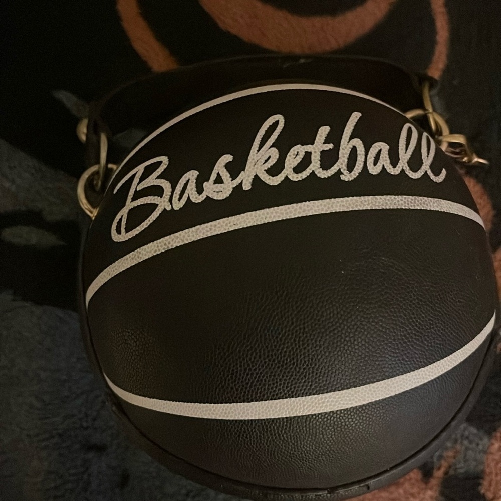 It’s a basketball shape purse